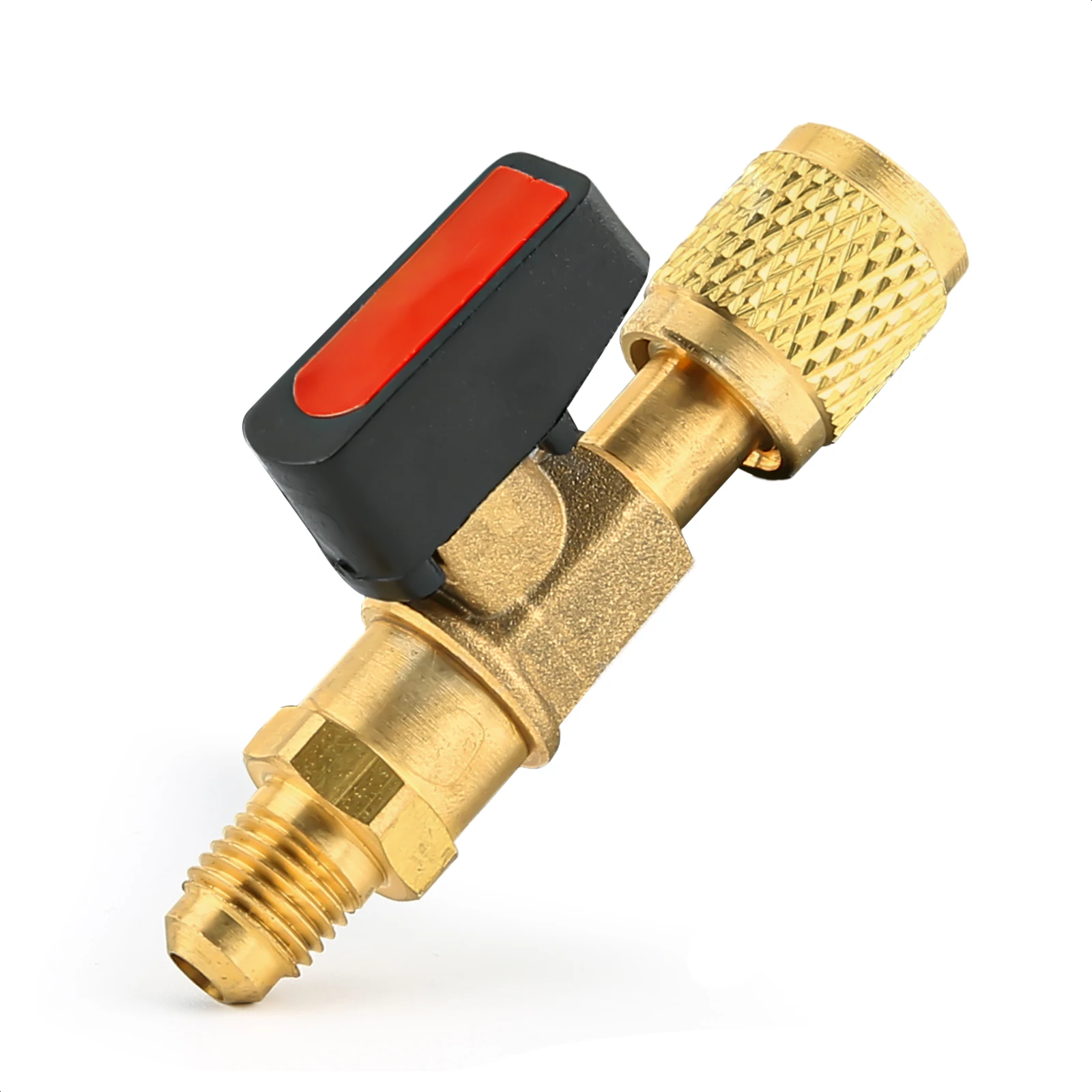 Hong Sen Quick Connect for R410A R32 HVAC Maintenance High-Quality Refrigerant Charging Valve Ball Shut off Valve