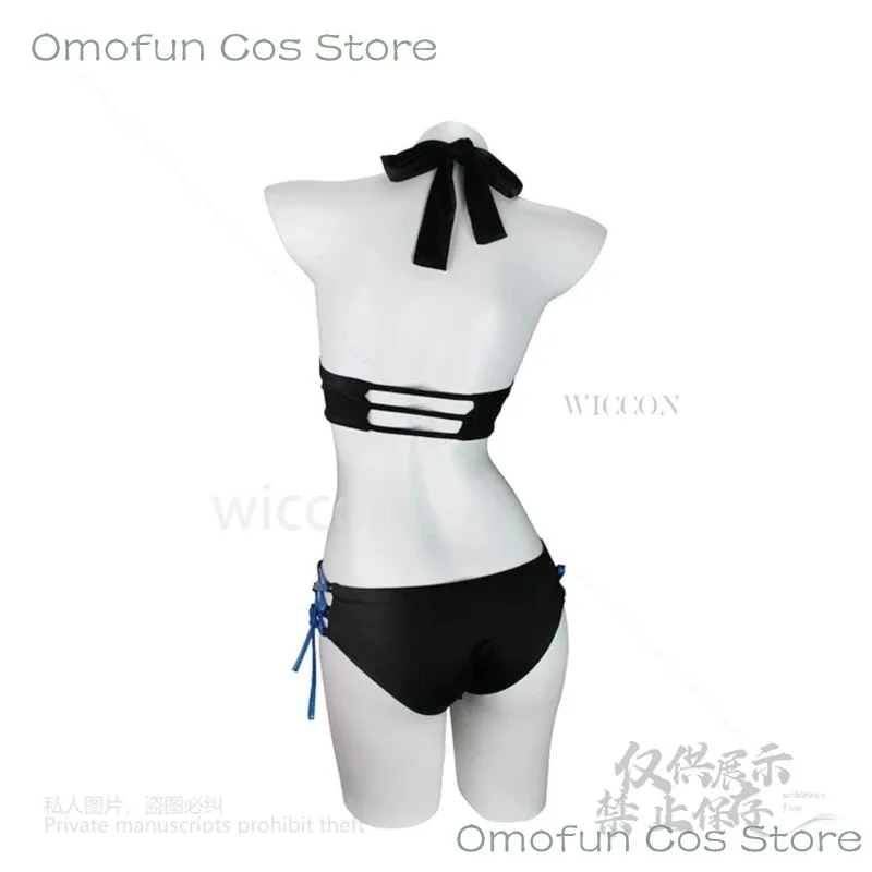 Аниме в наличии Косплей Аниме Канродзи Мицури Костюм Купальник Летнее Бикини Сексуальный Косплей Костюм Розовый Зеленый Парик Градиент Па