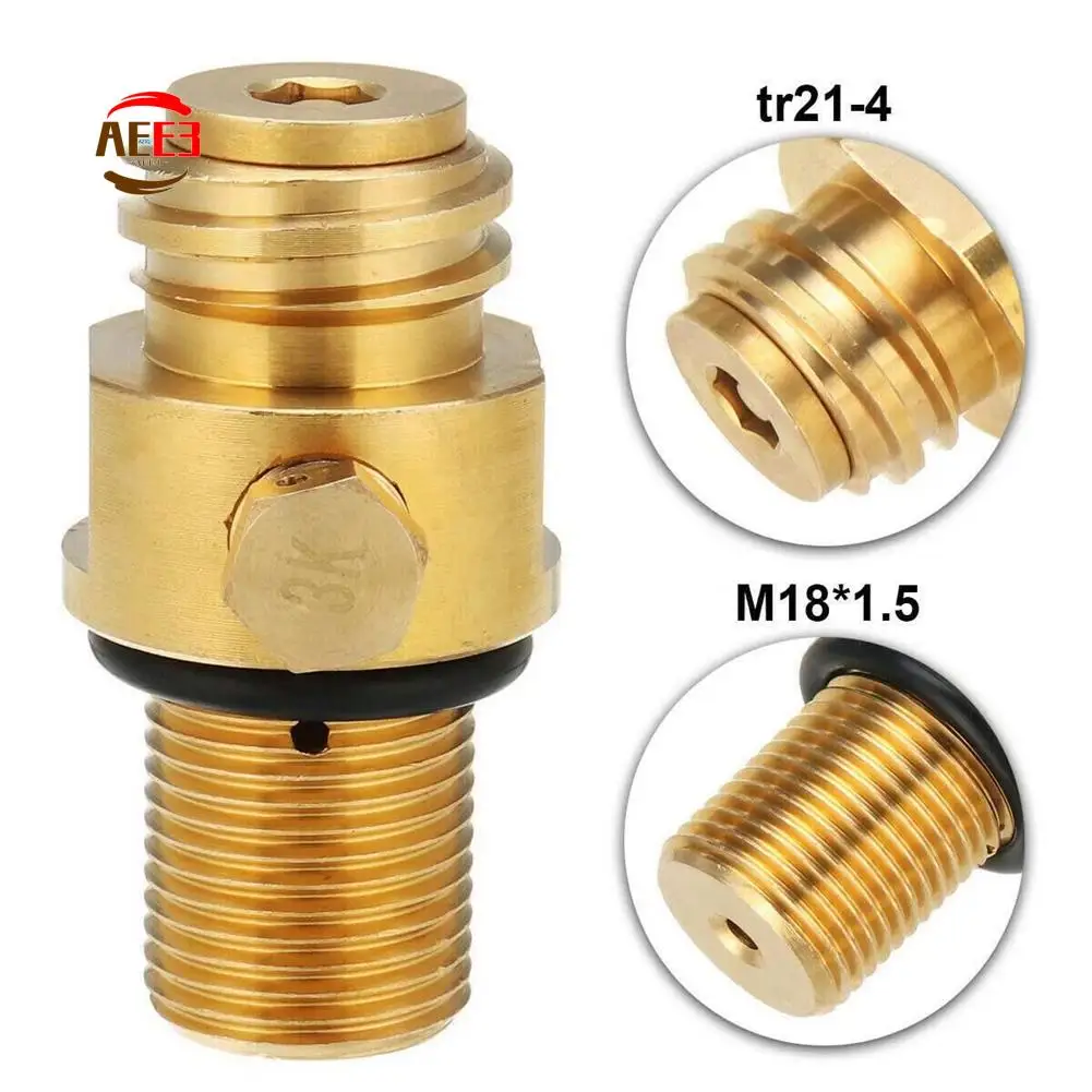 

AEE3-M18X1.5 Refill CO2 Valve Adapter Thread Converter Replacement For Sodastream