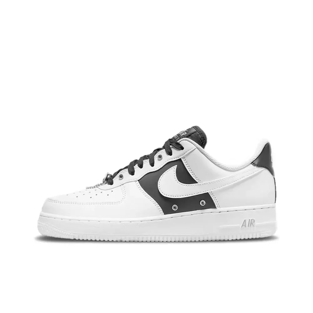 

Модные низкие кроссовки Nike Air Force 1 07 PRM, белые и черные, мужские и женские классические износостойкие кроссовки DA8571-100