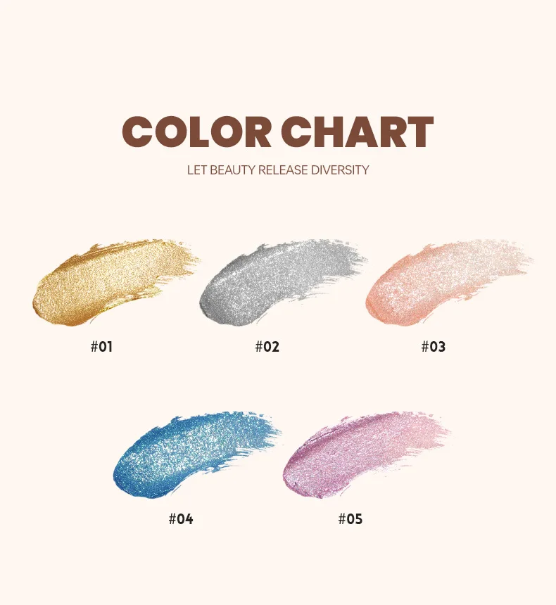 Rímel de seda colorido 5d azul vermelho dourado creme comprimento à prova d'água e sem aglomeração colorido espessamento alongamento curling rímel