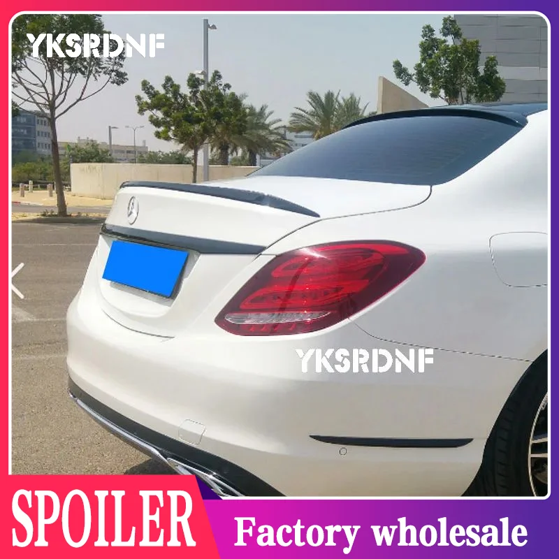 

Задний спойлер багажника из углеродного волокна в стиле C63 для Benz c class c200 c220 c250 2014-2018 w205 amg cf, автомобильный спойлер, крыло