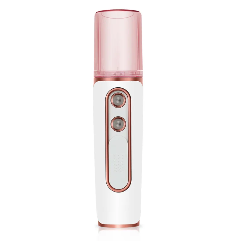 Facial Moisturizing Double Hole Spray Handheld Hydrating Instrument Portable Power Bank Beauty Instrument