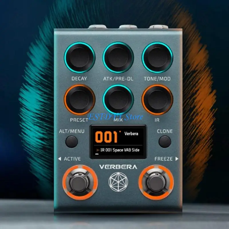 G6DE جيتار كهربائي متقدم Stompbox مؤثرات صوتية قابلة للتخصيص تشويه ترددات تأخير الإسكان العروض المحمولة