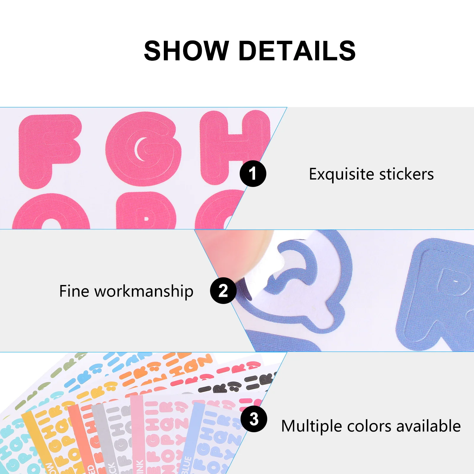 

16 листов красочные наклейки с алфавитом, яркие наклейки с буквами для скрапбукинга, поздравительные открытки, подарочные бирки, декоративные бумажные наклейки, самодельные