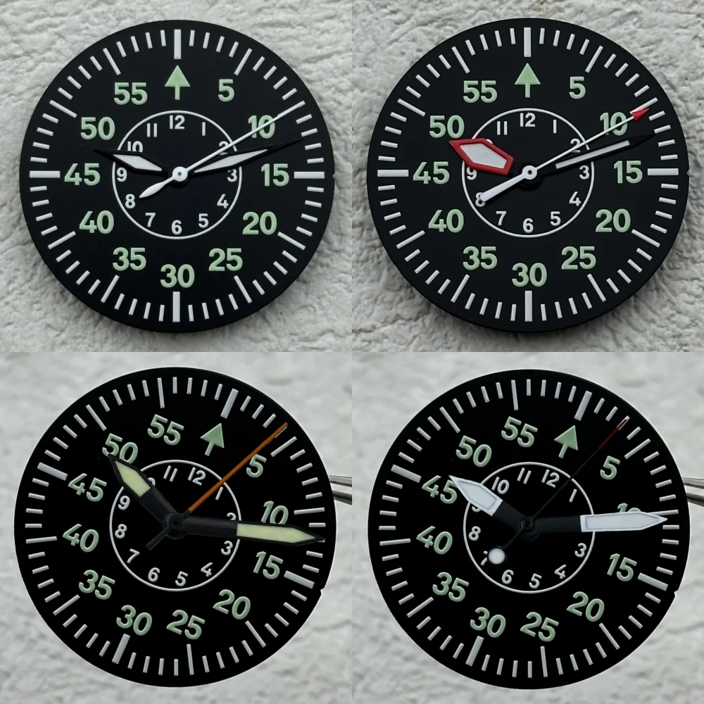 The 29mm C3 green luminous dial fits the NH35 NH36 NH37 NH38 NH39 ETA 2836 2824 PT5000 MIYOTA 8215 dg2813 movement