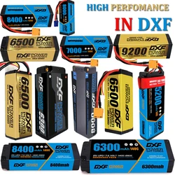 DXF-Bateria Lipo para Carro RC, Caminhão Evader, BX Truggy 1/8 Buggy, 2S, 4S, 6S, 15.2V, 9200mAh, 7000mAh, 6500mAh, 6200mAh, 5200mAh, 130C, 100C, 80C