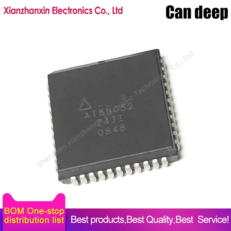 1pcs/lot  AT89C52-24JI  AT89C52 PLCC44 8 bit micro control