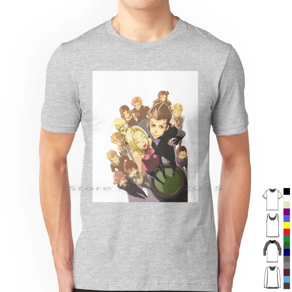 Baccano ! T Shirt 100% Cotton Baccano Dian Claire Stanfield Miria Harvent Ladd Russo Prochainezo Firo Jacuzzi Splot Chane