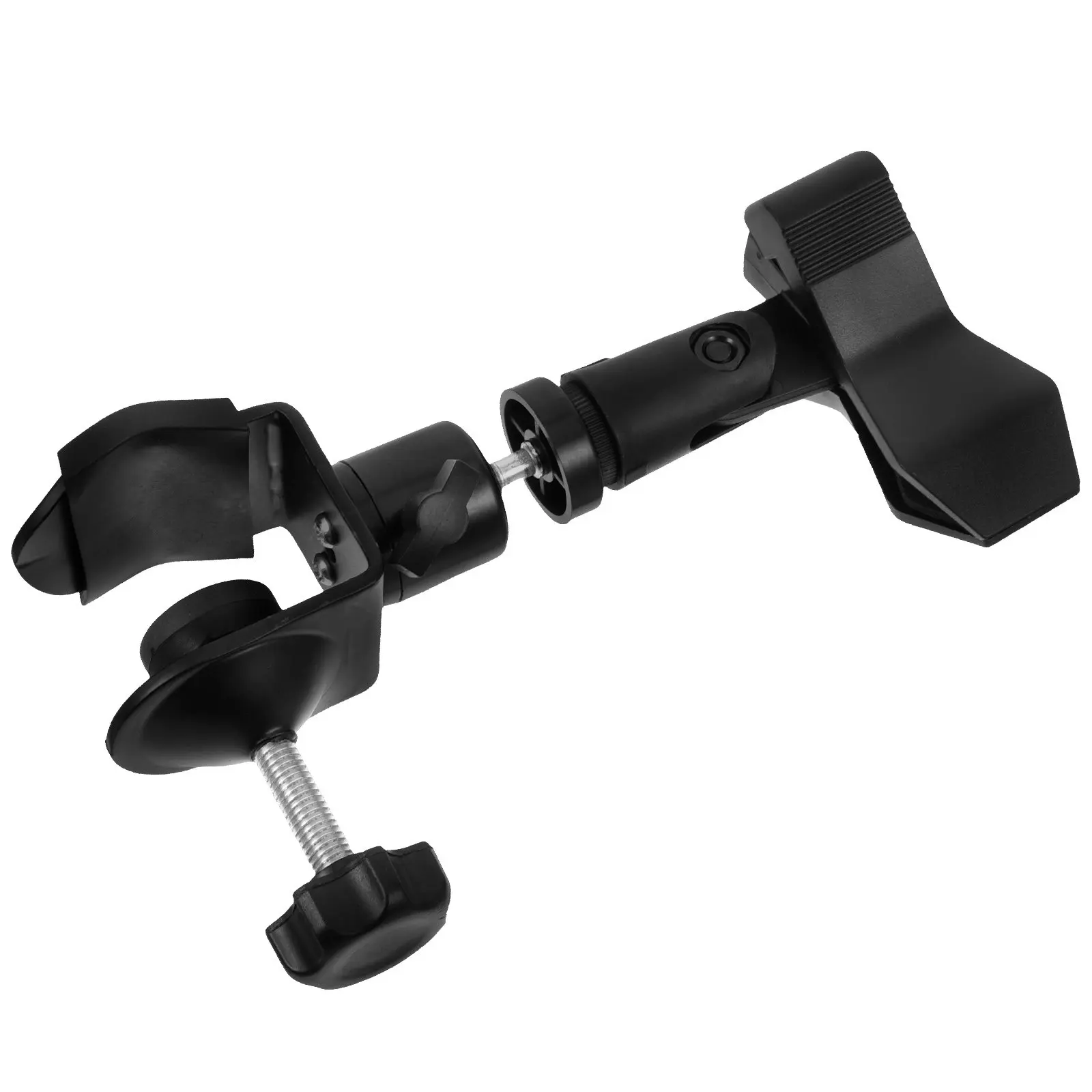 1 Conjunto de Suporte de Microfone para Saxofone com Clipe de Mola, Braçadeira de Montagem para Microfone, Acessório de Montagem para Suporte de Microfone, Suporte de Microfone, Braçadeira para Câmera e Monitor