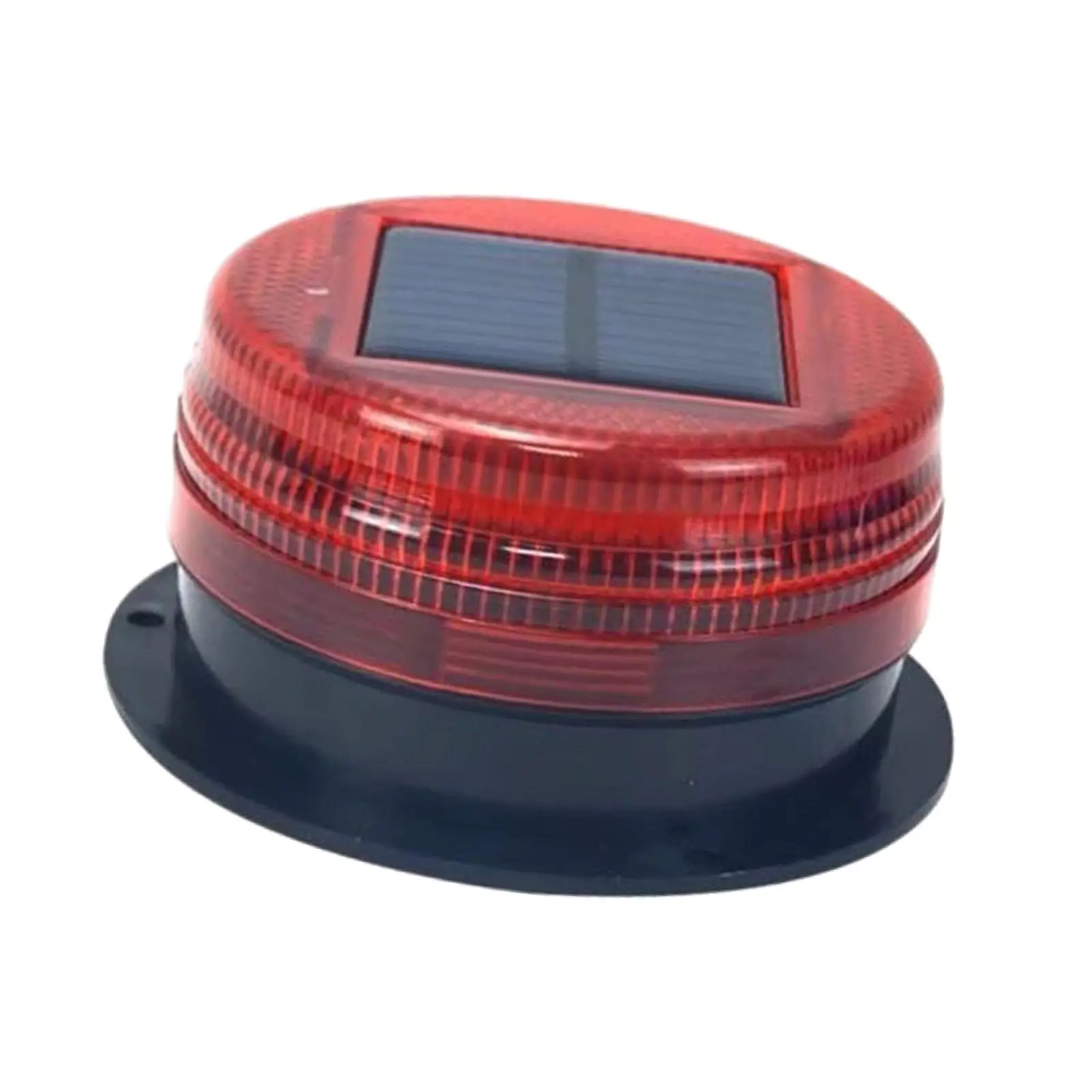 Solar Strobe Warning Flashing Light,Compact,Magnetic Mount,Waterproof Emergency Warning Beacon Light for,Factory, Tractors