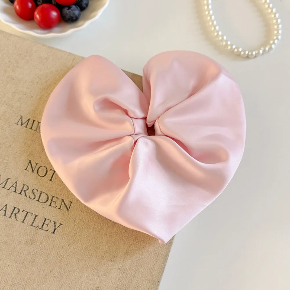 

Heart Shape Heart Hair Rope Cloth Oversize Ponytail Elastic Rubber Band Hair Tie Ponytail Holder Large Satin Hair Scrunchies