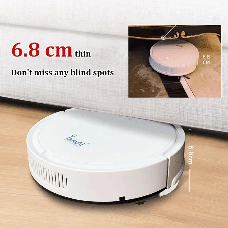 3-in-1 Mini Smart Robot Cleaner Smart Sweeping Dragging Cleaning Robot Vacuum Cleaner for Home Office Floor