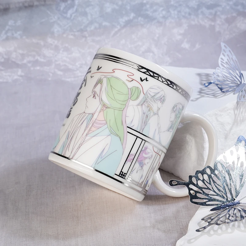 Heaven official’s blessing Anime mug cup official product TGCF Xie Lian Hua Cheng Ceramic cup goods Derivatives girl gift