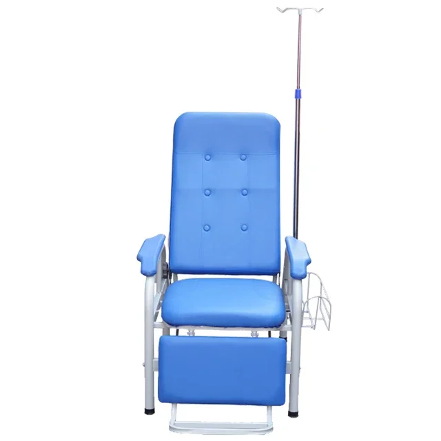 Hot Sale Height Adjustable Medical IV  Chair, Portable Hospital Recliner IV  Chair