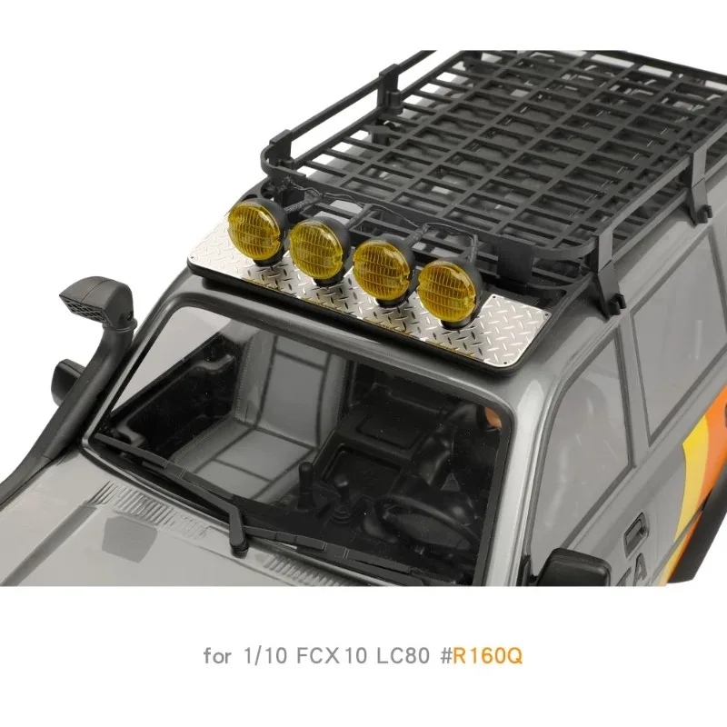 RCDream 1/10 Anti-Slip Guard for RC Crawler FCX10 LC80 Roof Rack Front End Upgrade Parts #R160Q Parts