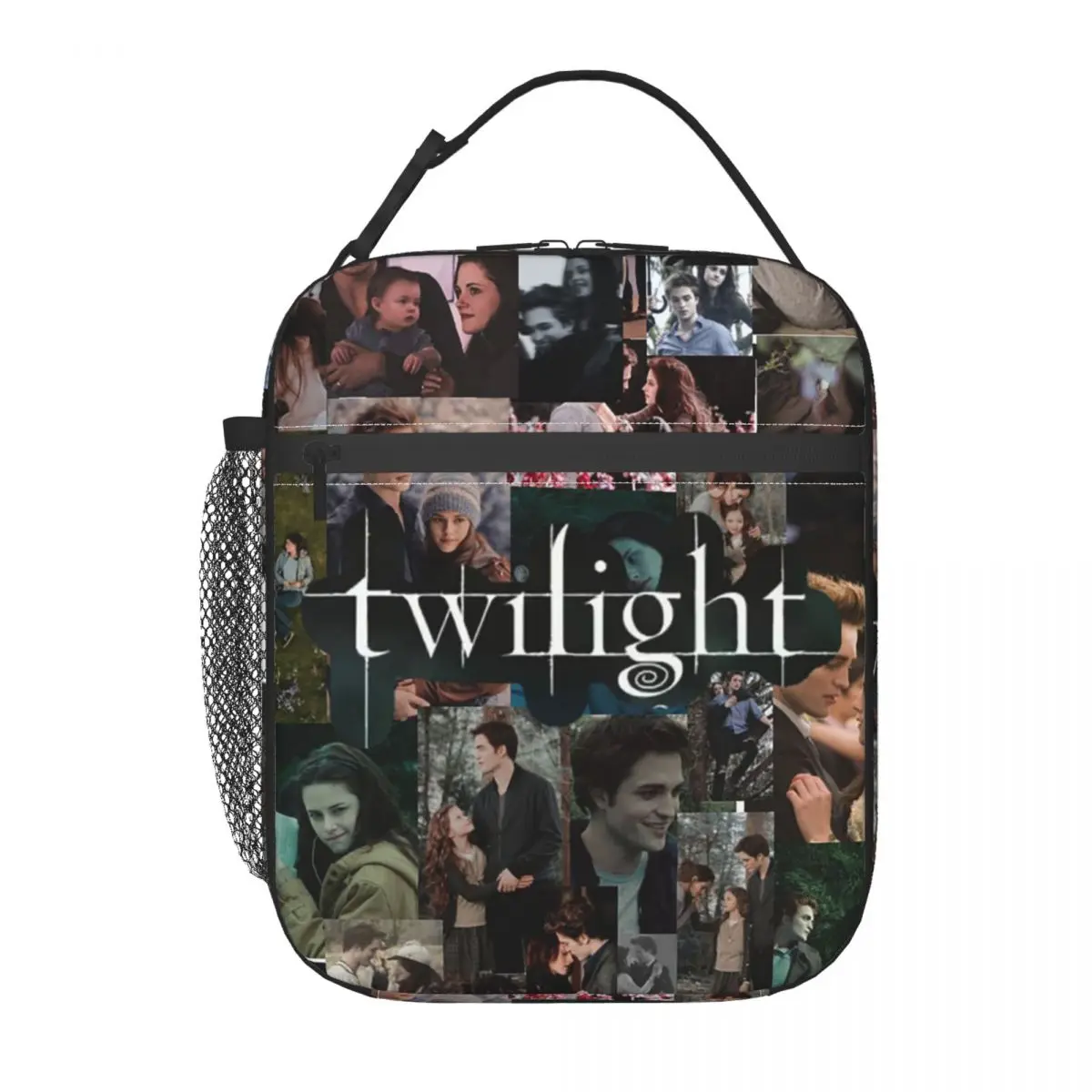 Edward Cullen Twilight Insulated Lunch Bag for Women Children Leakproof Food Boxes Thermal Lunch Box Tote