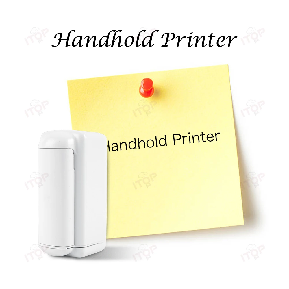 STLF JW طابعة صغيرة لاسلكية محمولة للهاتف المحمول توصيل طباعة محمولة طابعة نافثة للحبر صغيرة باللون الأزرق