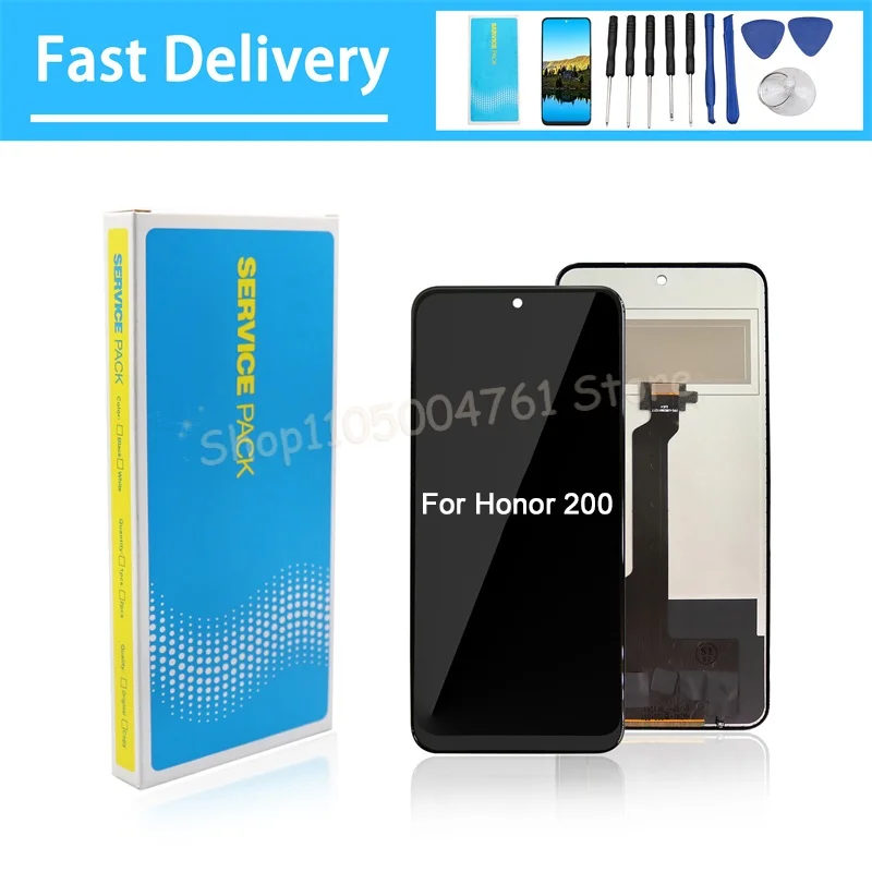 66-インチ-tft-スクリーン-huawei-honor-200-ディスプレイスクリーンタッチデジタイザー交換部品フレームなし