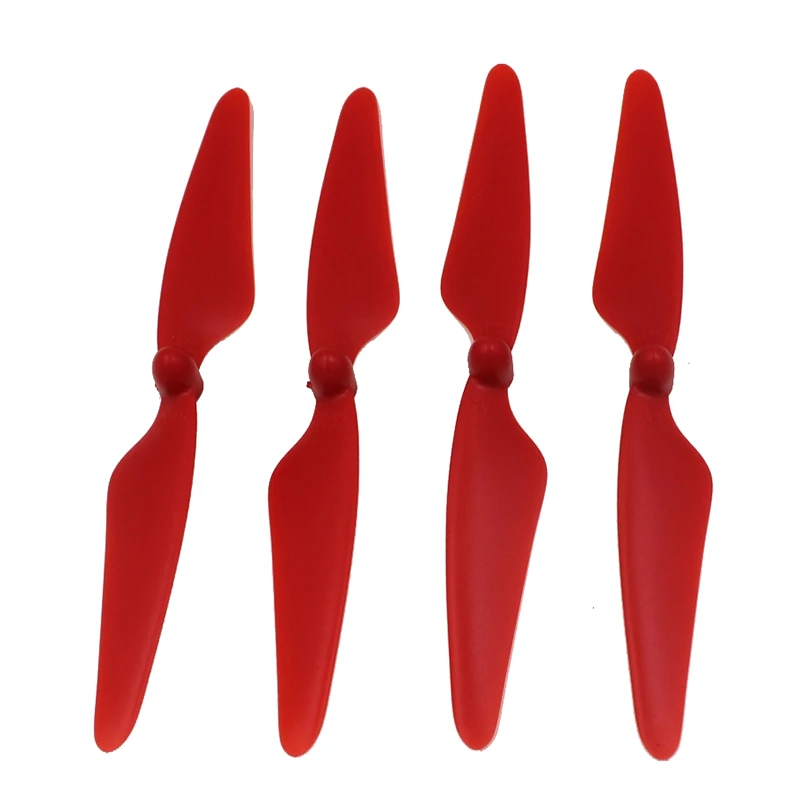 4Pcs For Hubsan H501S X4 RC Quadcopter Propellers Blades 2CW/2CCW, Red