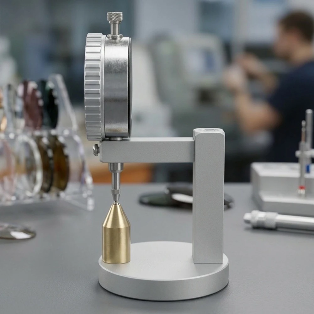 Optical Lens Thickness Measuring Instrument for Accurate Center Thickness Testing in Eyewear Manufacturing and Repair