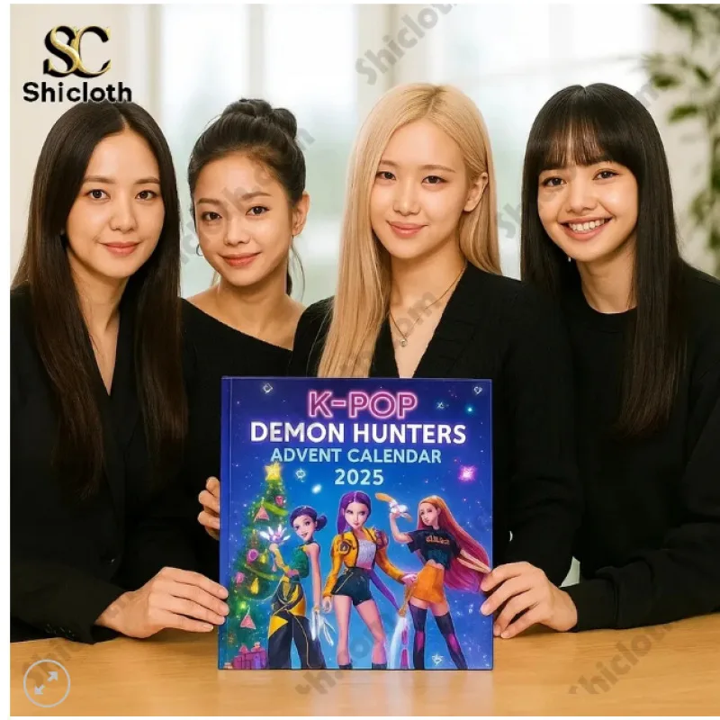 Korean Wave Devil Hunter Blakpink kommt zum Feiertag Blind Box Weihnachtsbaum Dekoration Kunststoff Anhänger