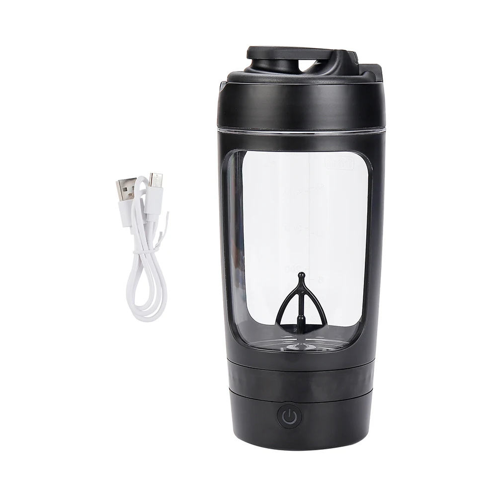 630ml Electric Protein Shaker Bottle and Portable Automatic Blender