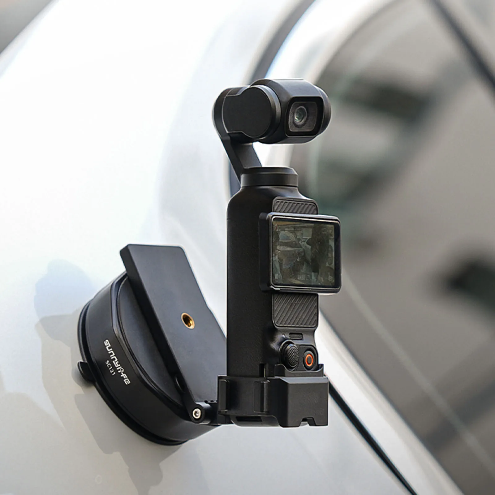 Magnetic Mount Adapter Base Non-Slip Spinning Suction Cup Mount Universal Magnetic Expansion Base Action Camera Accessory