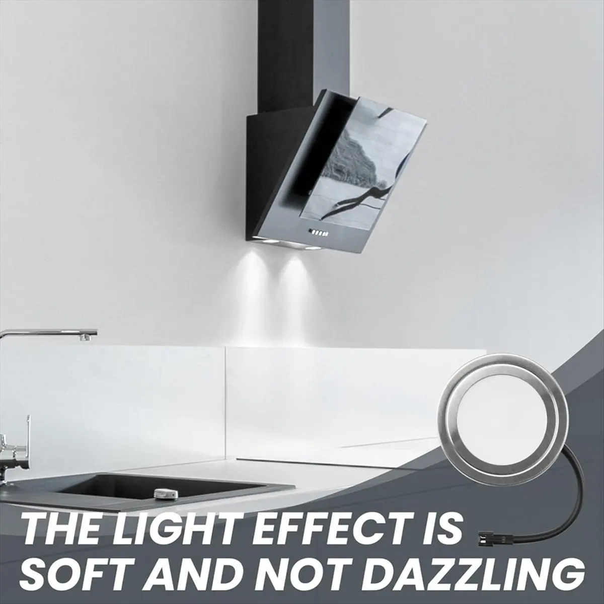 ●12V DC 1.5W Range Hood Lights with SM Socket, Hole Closet Stove LED Light , White Kitchen Range Hood Light Bulbs 2 Pack-A57M