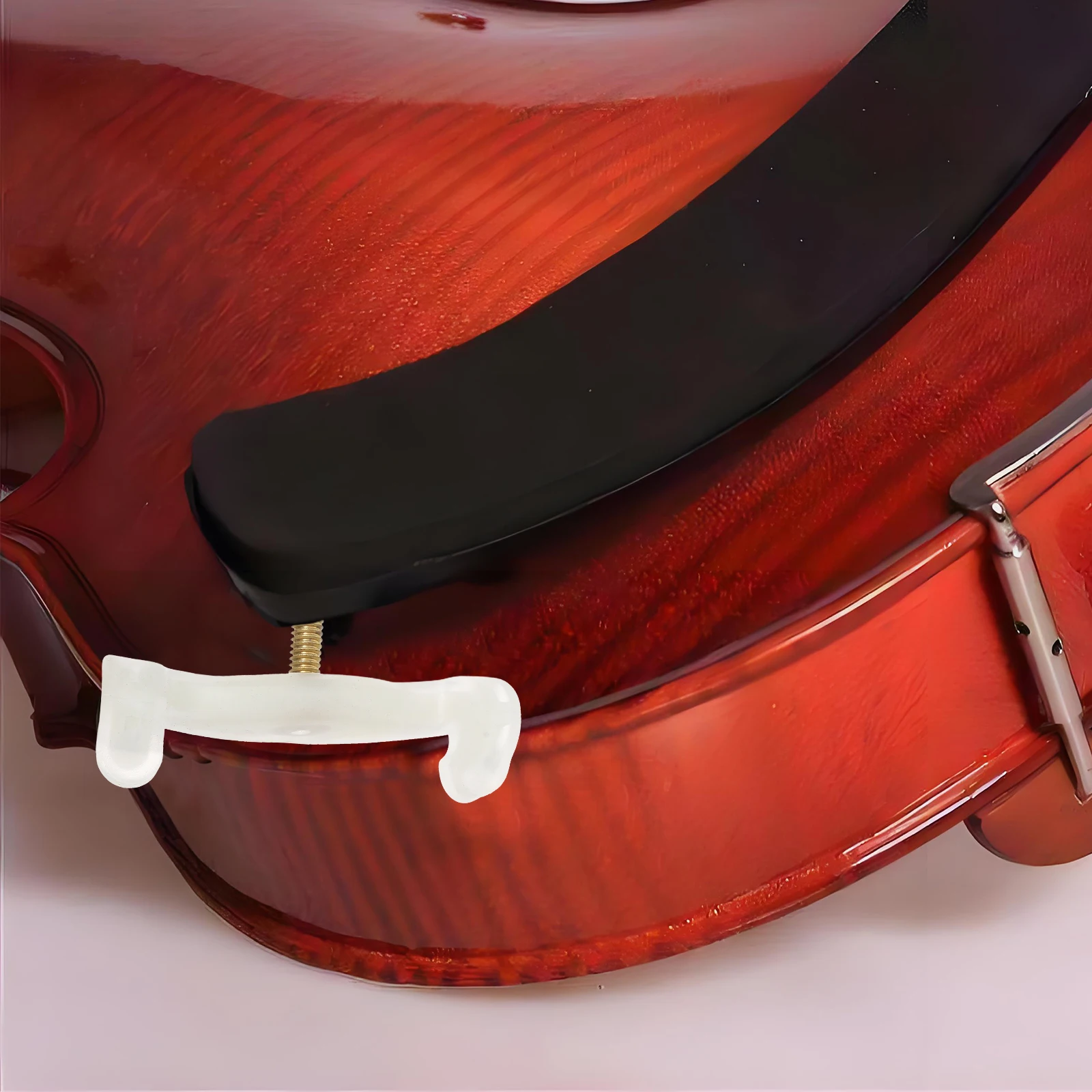 

2pcs Shoulder Rest Feet For 1/2 Size Violin Anti-Slip Replacement Parts Comfortable Fit Long Practice Detachable Violin