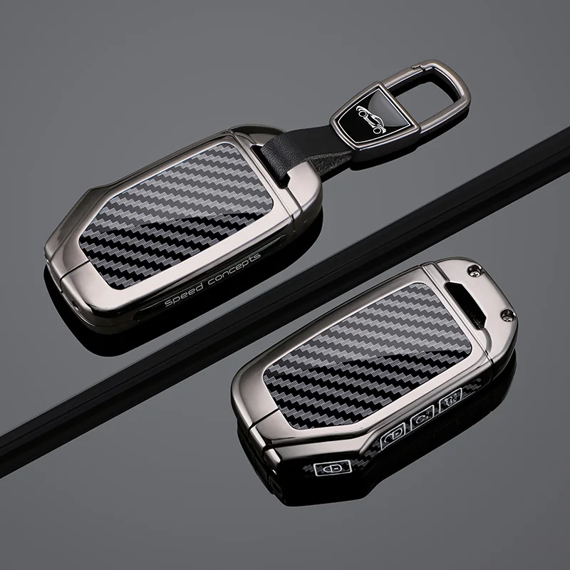 3 4Button Alloy Carbon Fiber Car Key Case for Kia Motors K5  K2 Sportage KX3 Forte K4 Sorento KX5 Sportage KX1 Sportage KX Cross - view 3