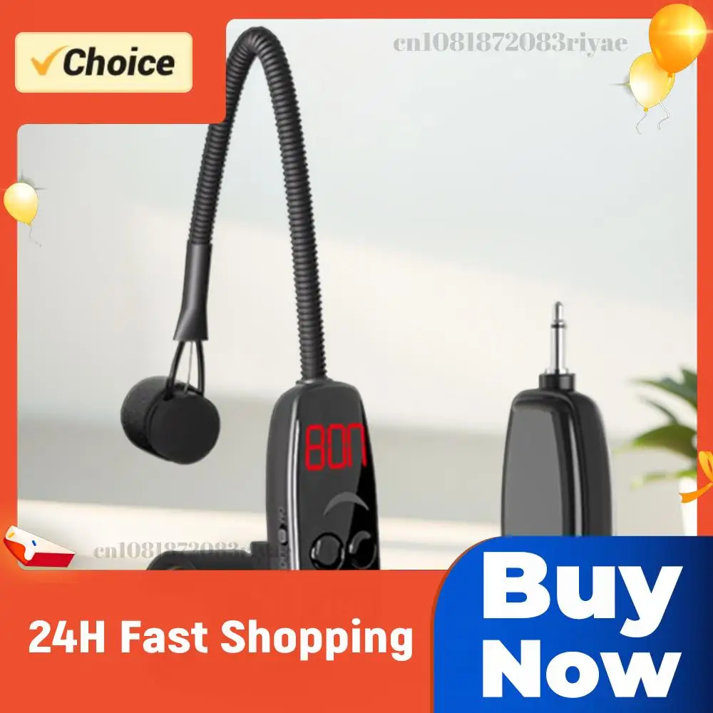 

Беспроводная система UHF для музыкальных инструментов: микрофон-петличка, беспроводной приемник и передатчик для флейты