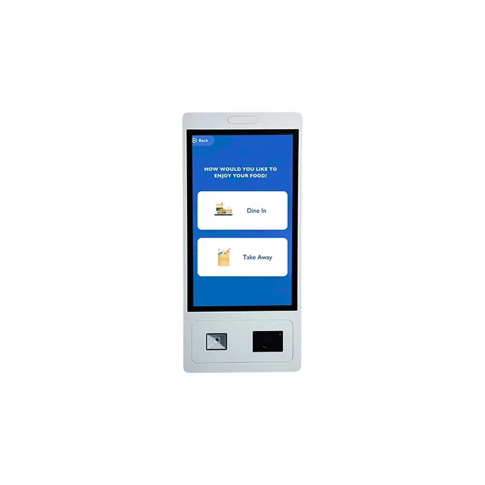 Ekran dotykowy TouchWo 15.6 21.5 23.8 cala do montażu na ścianie, komputer AIO z ekranem dotykowym, kiosk samoobsługowy do składania zamówień, wydawania biletów i płatności. — zdjęcie produktu 7