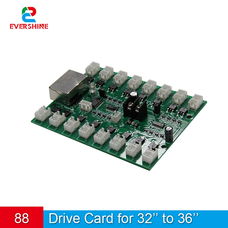2 Number Drive Control Card for 32'' to 36'' 7-Segment Digital Number Module LED Gas Station Electronic Fuel Price Sign