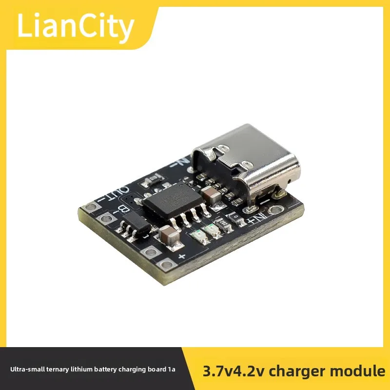 

10pcs/Ultra-small Ternary Lithium Battery Charging Board1A 3.7V4.2VCharger ModuleType-CInterface with protective board