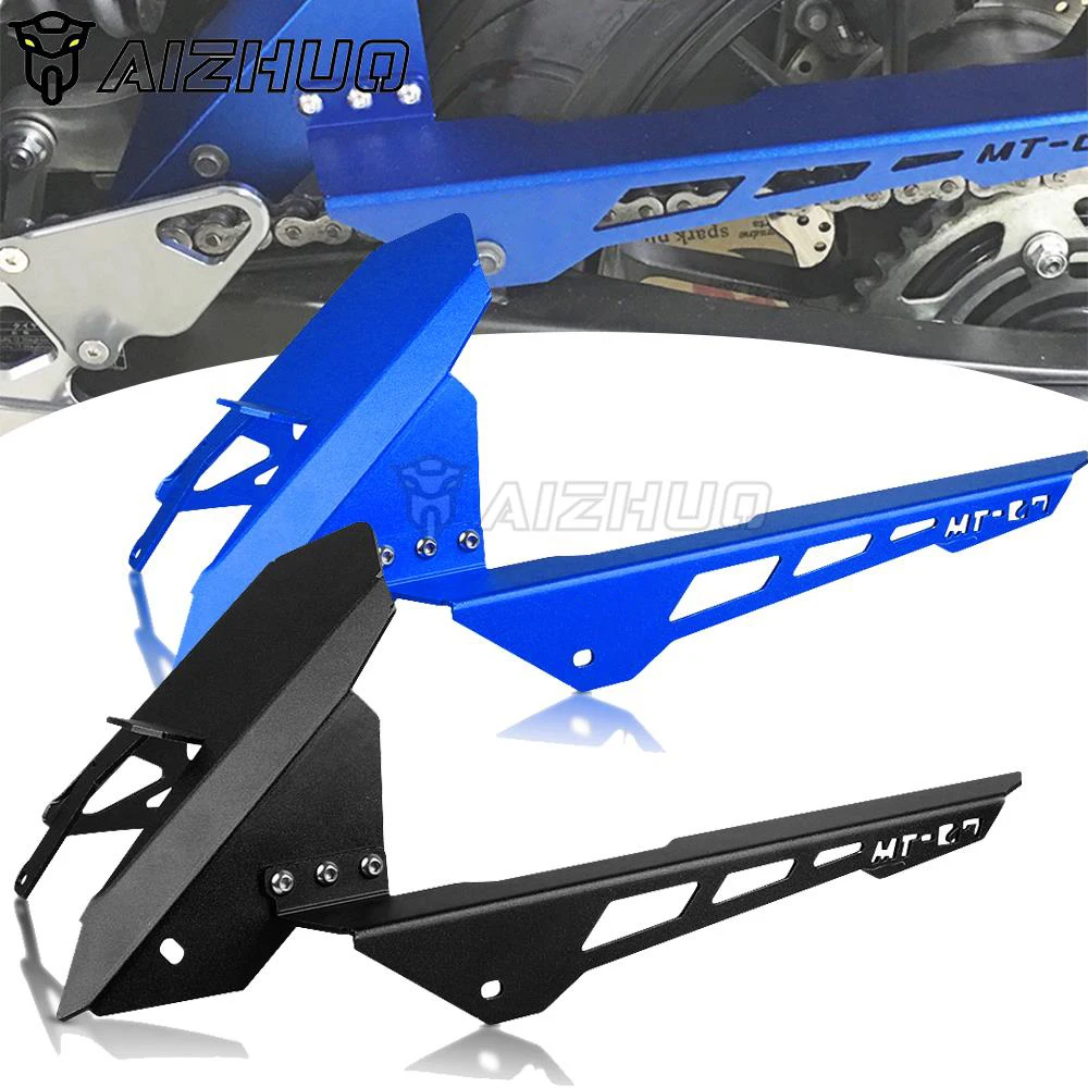 

For YAMAHA MT-07 2013-2021 Motorcycle Fender Mudguard with Chain Guard Cover Protector MT07 MT 07 2014 2015 2017 2018 2019 2020