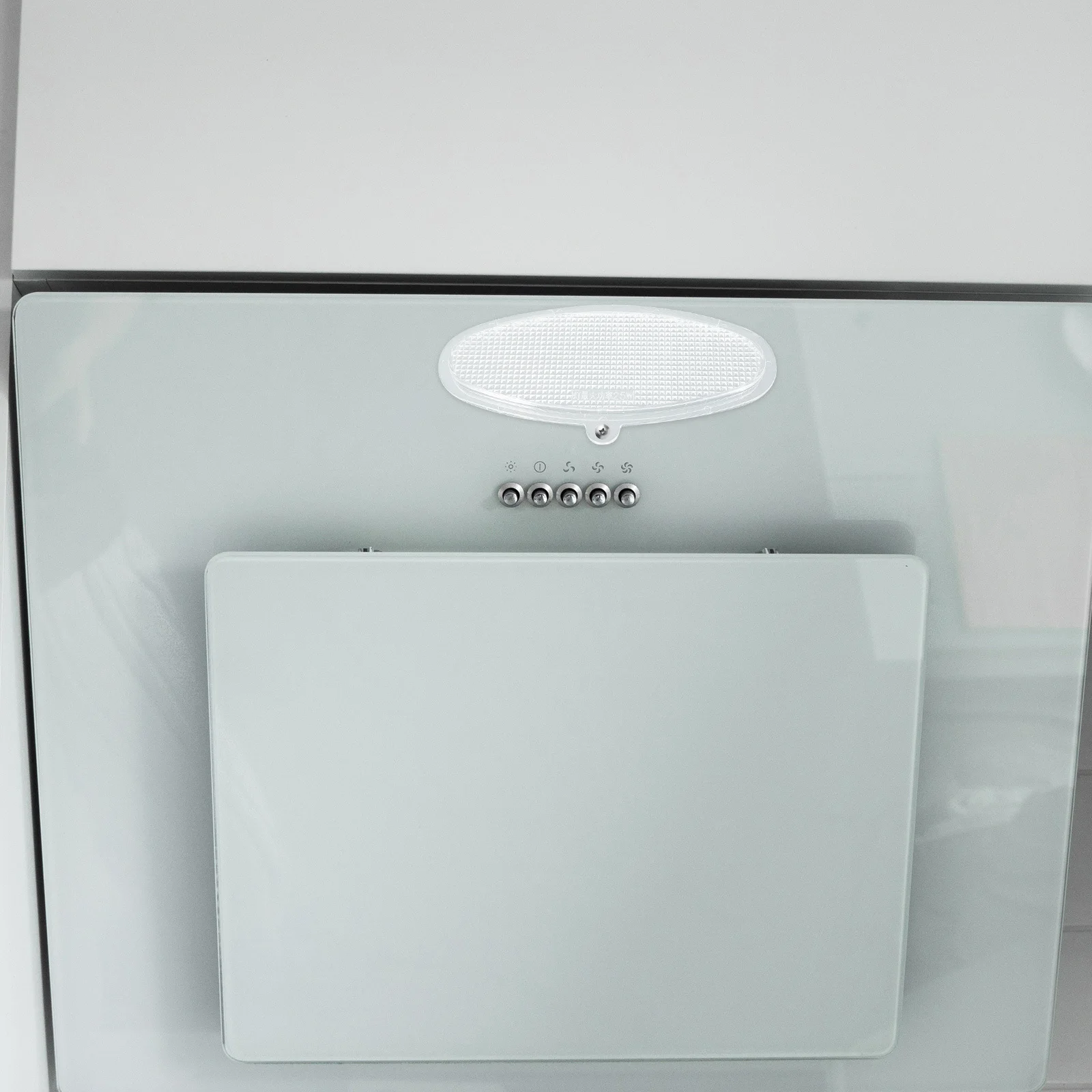 

2Pcs Range Hood Plastic Lamp Cover Oval Lighting Shield Replacement Kitchen Hood Accessories Home Restaurant Hotel