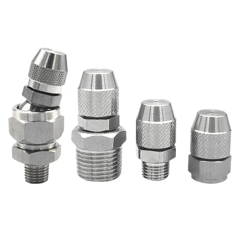 Rust Proof Fog Cannon Machine Nozzle Adjustable Steam Volume 0.6-2.0mm Hole Sizes for Road Spraying Dust Control
