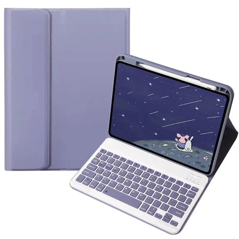 Imagem -06 - Capa com Teclado para Huawei Matepad se 11 Stand Tablet Espanhol e Árabe 2023