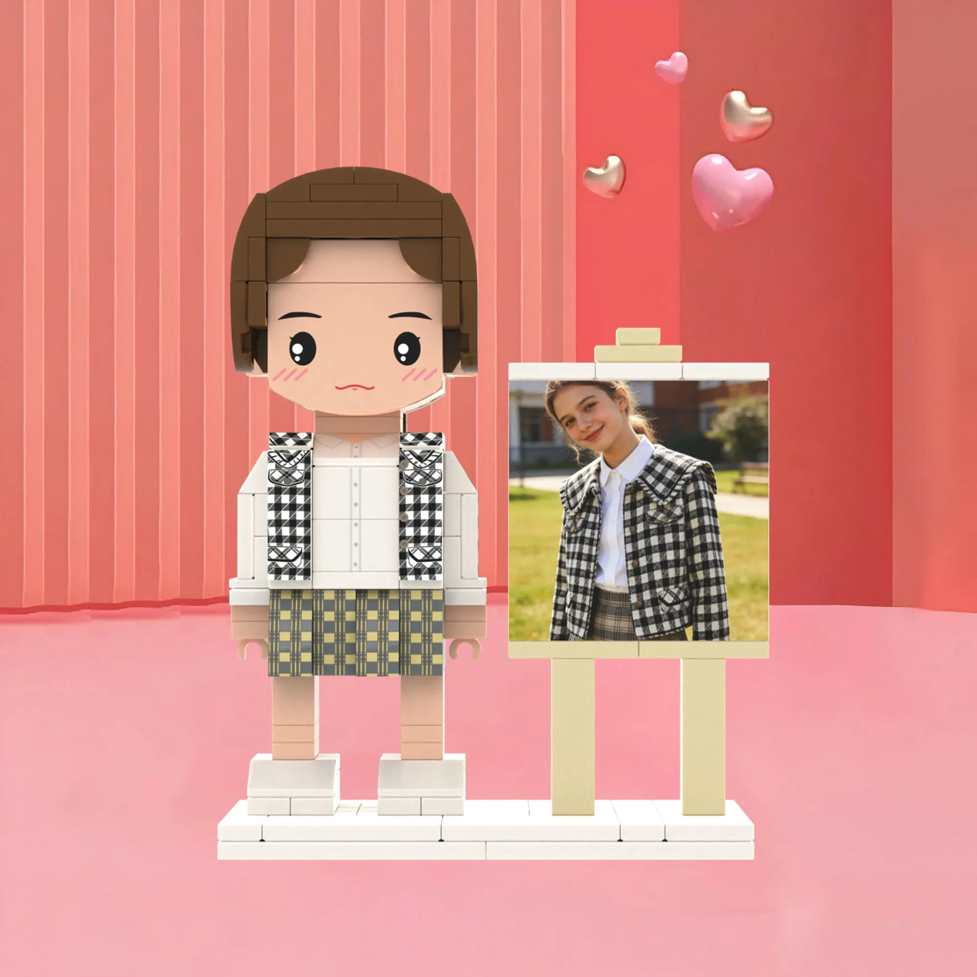 

Мои персонализированные кирпичные фигурки: фото на заказ, мелкие детали, строительные блоки для создания уникальных персонажей, индивидуальная кастомизация, уникальный подарок, украшение.