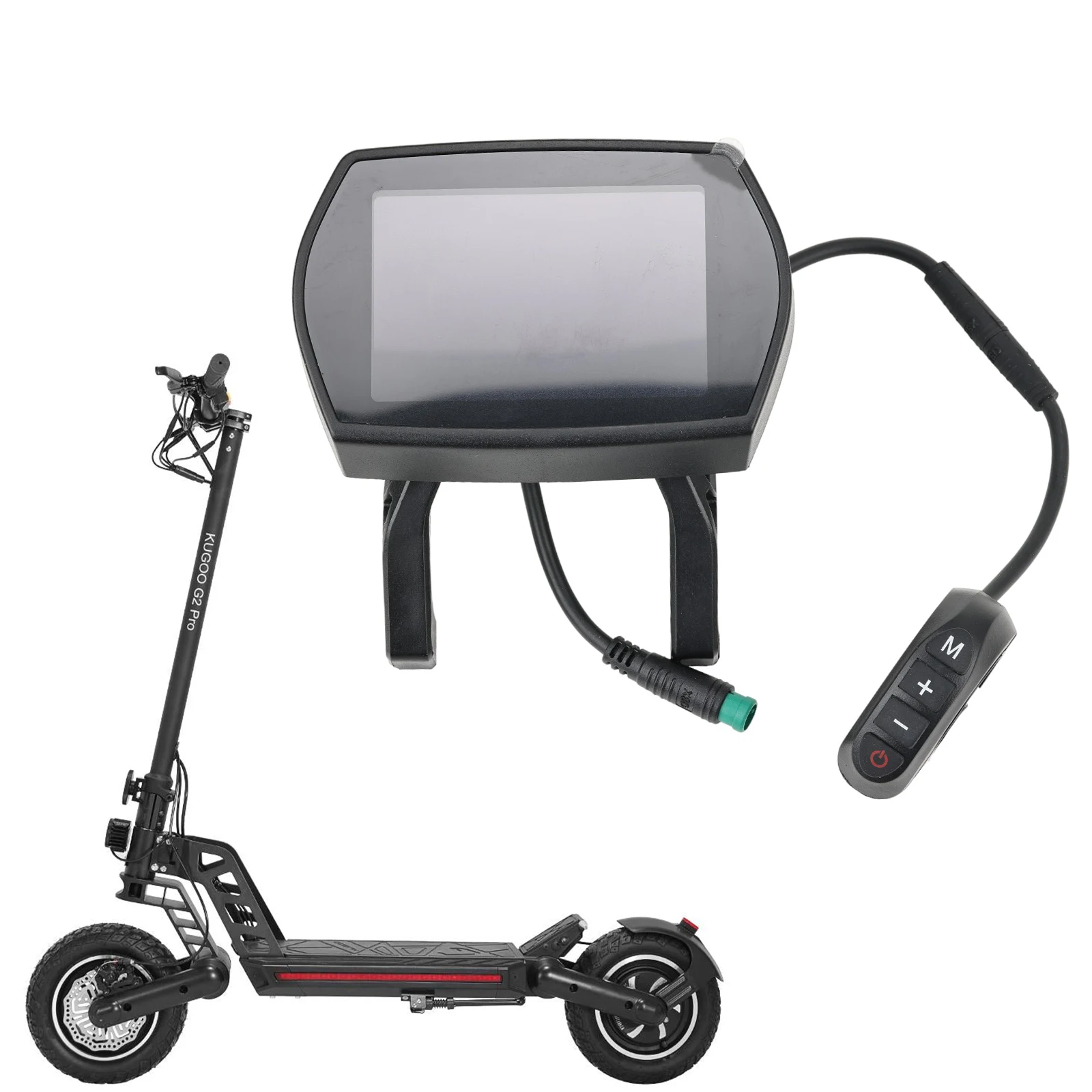 Display LCD cruscotto dello strumento per KUGOO G2 PRO Scooter elettrico misuratore digitale 5pin 48V 25A 1000W parti