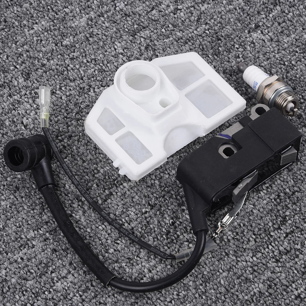 ชุดกรองอากาศ IGNITION COIL ATTACHMENT Chainsaw สําหรับสวนจีนกลางแจ้งเปลี่ยนเครื่องมือชิ้นส่วนลูกโซ่