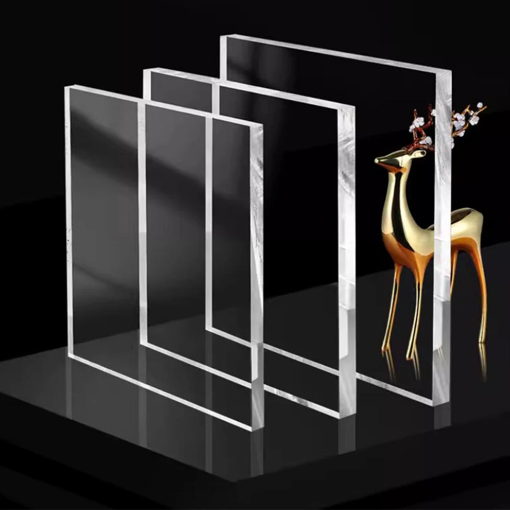 HD Plexiglass Trasparente Suitable for Painting, Handcrafting, Desktop Gaming Hobby Acrylic Sheet 500x500mm Customizable