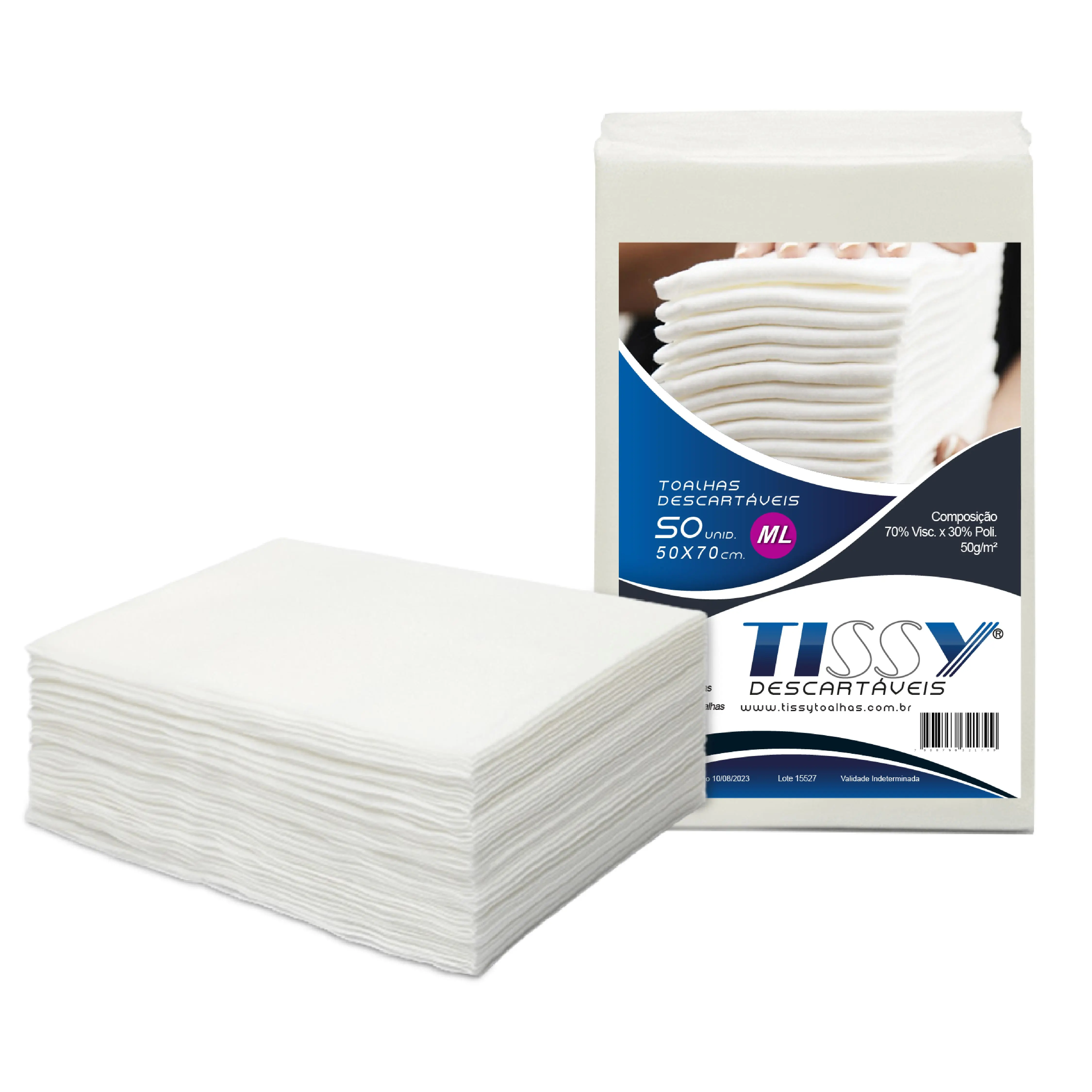 DISPOSABLE TOWELS 100 TISSY UNITS 50x70 GENERAL CLEANING