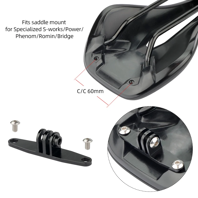 Bicycle Rear Light Bracket For Specialized SWAT C/C 60 mm 4 Type Choice For Magicshine or Fit GoPro Interface Extension Stand