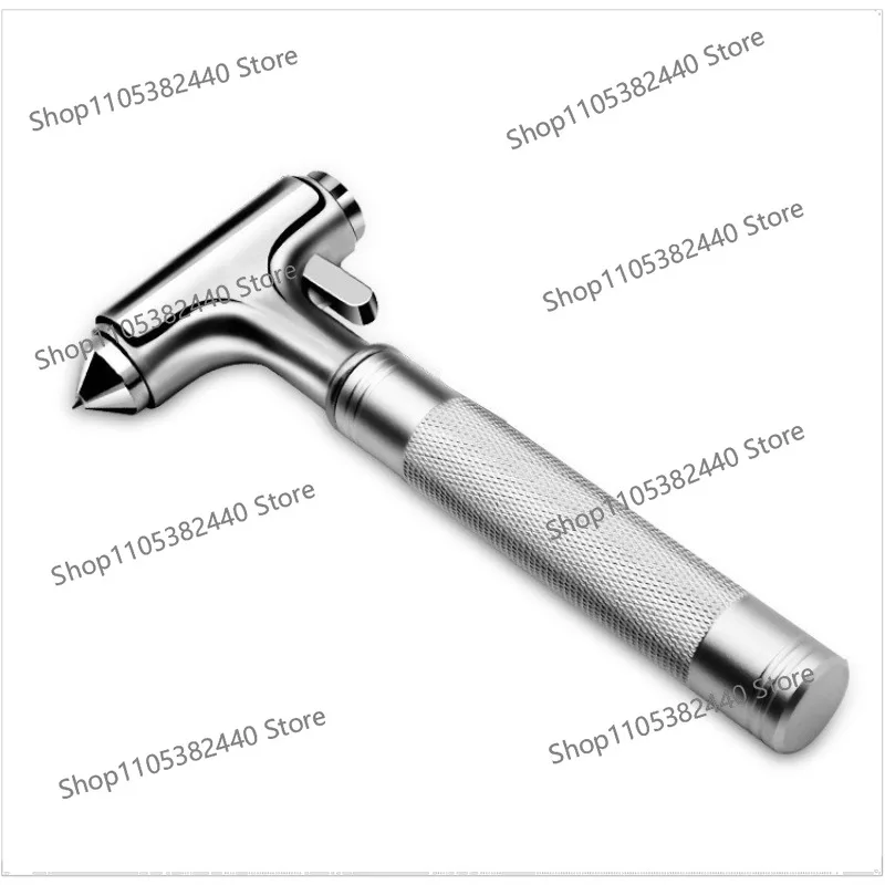 High-strength aluminum alloy vehicle-mounted multi-functional safety hammer Durable  emergency cutting belt Broken window