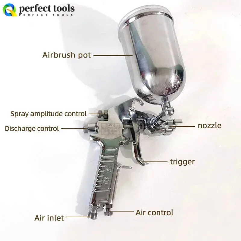 

Original W-71 Pneumatic Paint Gun Household Car Furniture Paint Tool On The Pot High Spray Gun 1.0 1.3 1.5 1.8 Caliber