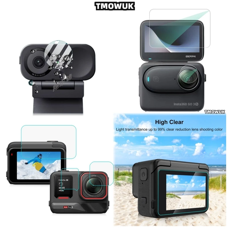 

For Insta360 One RS Link 2C Weatherproof TPU Soft Lens Film Cover