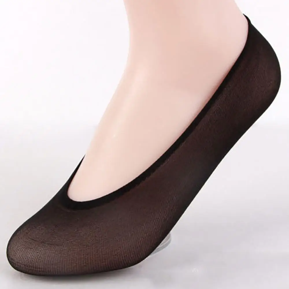 Women Secret Socks Silky Breathable Silicone Socks Anti-Slip Low Cut Invisible Summer Socks