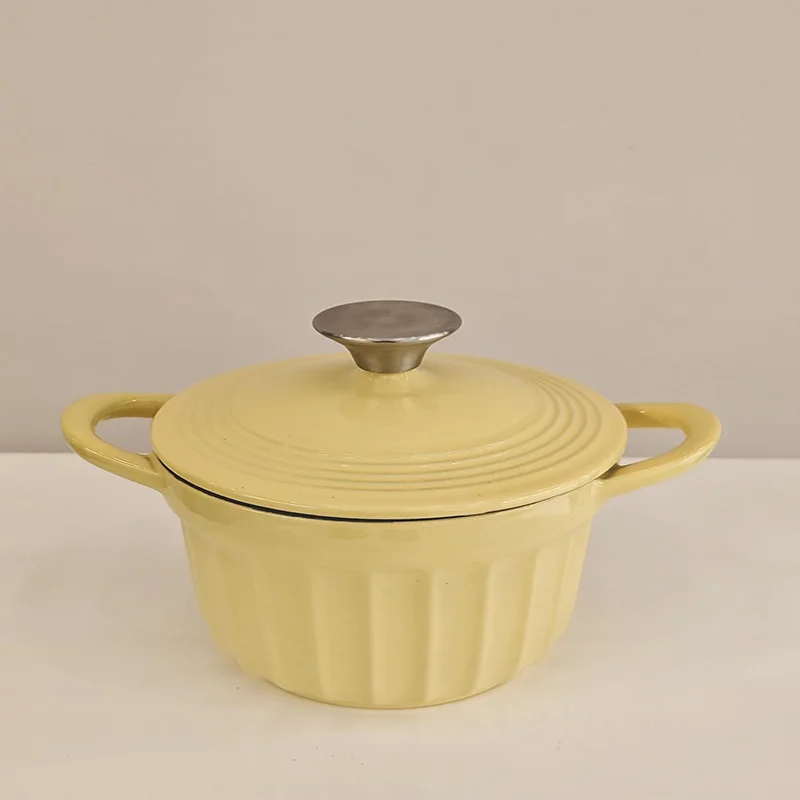 

16cm rice kettle Mini cast iron Dutch pot for one person